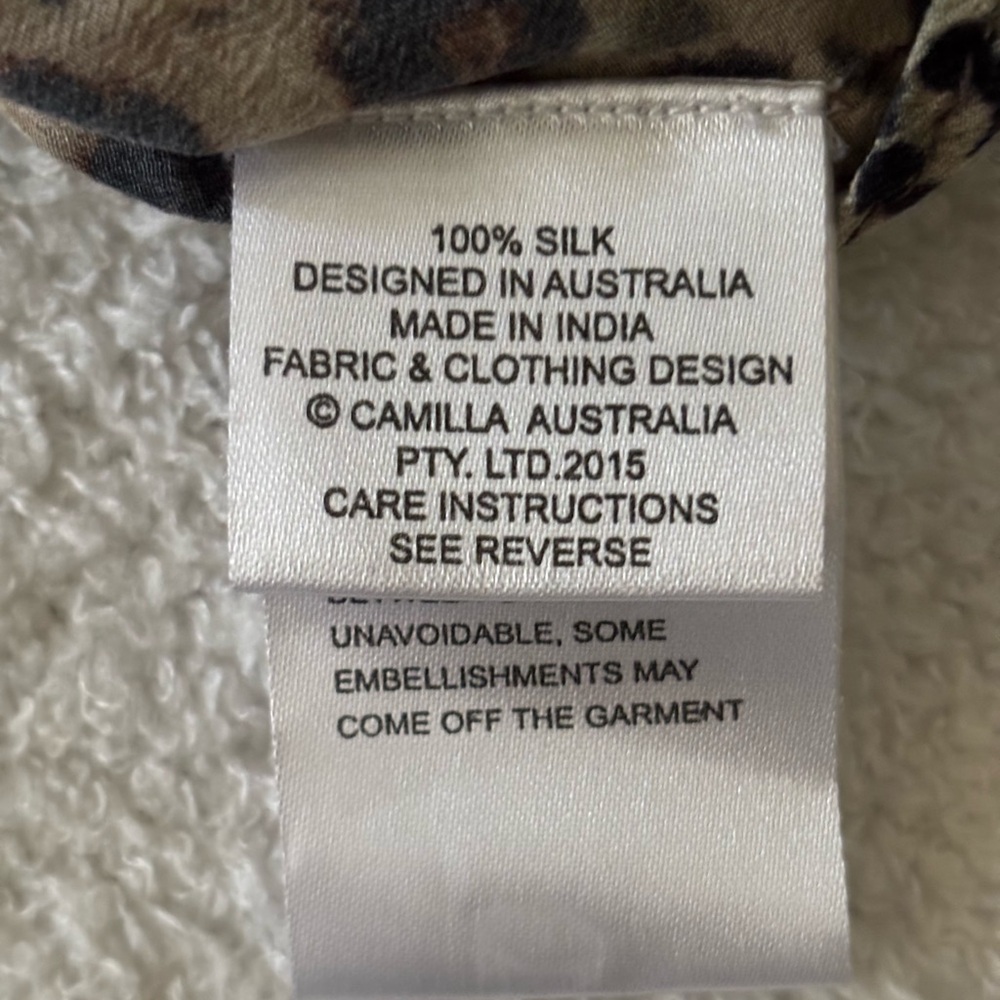Camilla  Asymmetrical Sleeveless Silk top - Picture 8 of 16